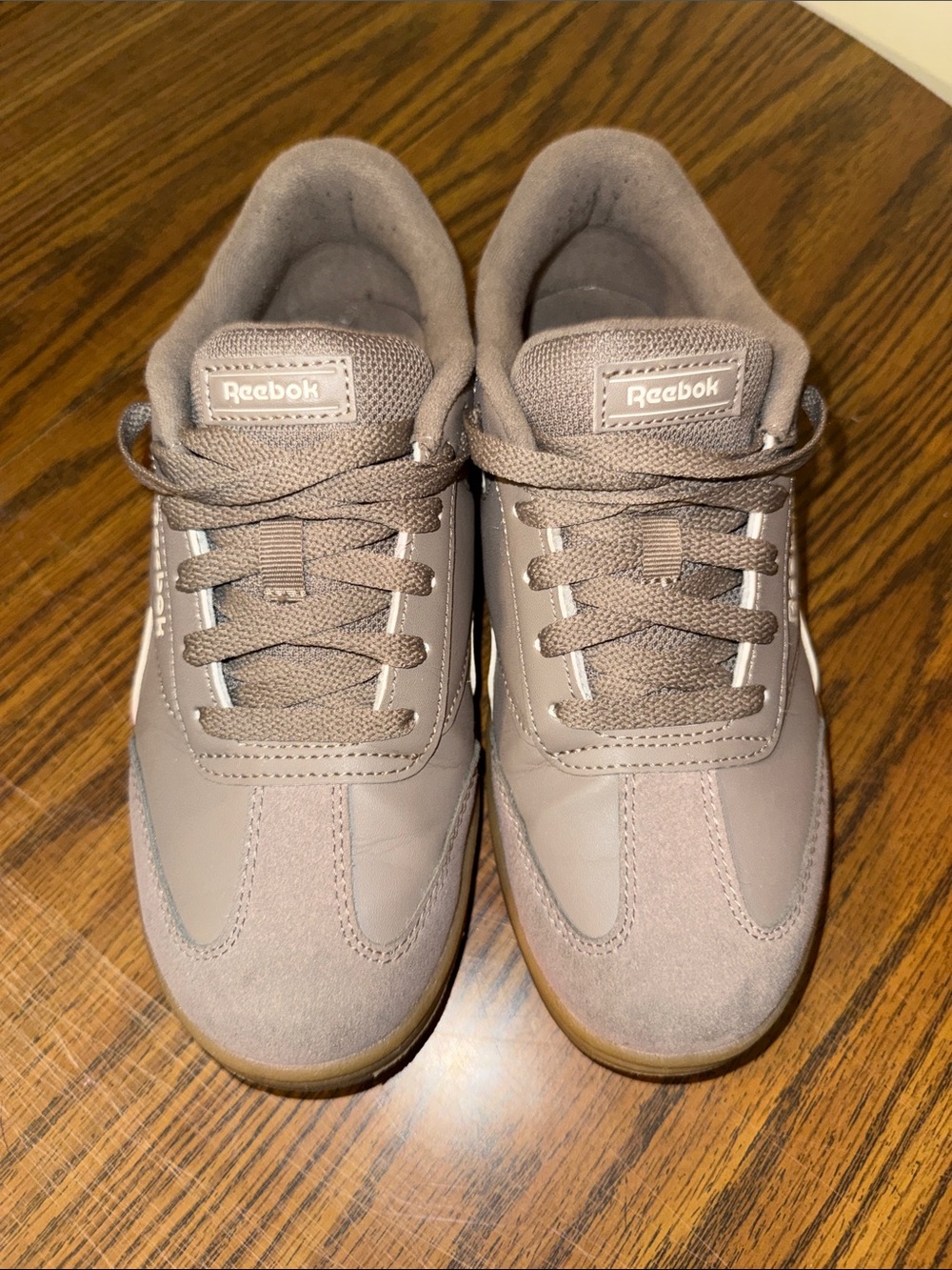 Reebok Men’s Sneakers in Taupe with Gum Sole